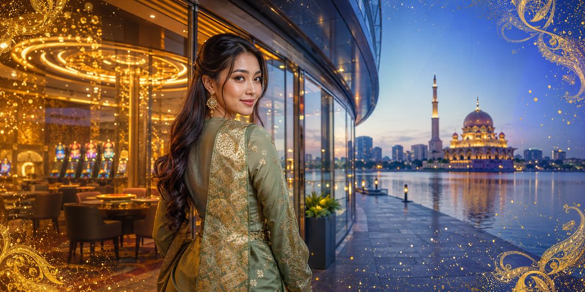 Banner Putrajaya Hari Raya bertemakan taruhan